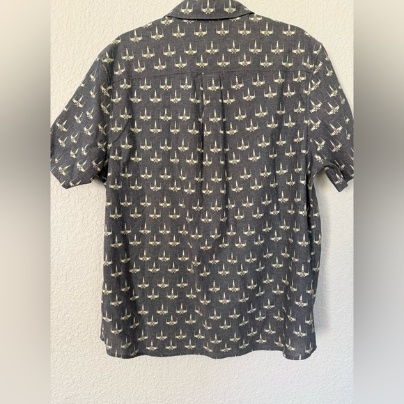 Star Wars X Wing Starfighter Button Down Shirt - Picture 5 of 16
